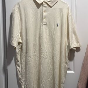 Ralph Lauren Men's Cream Polo Shirt